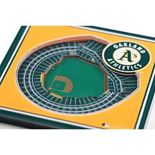 Officially Licensed MLB 3D StadiumViews Coasters - Oakland Athletics