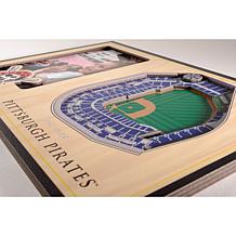 Officially Licensed MLB 3D StadiumViews Frame - Pittsburgh Pirates