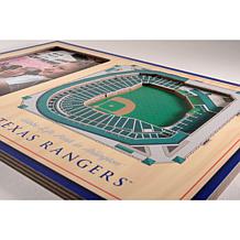 Officially Licensed MLB 3D StadiumViews Frame - Texas Rangers