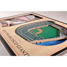 Officially Licensed MLB 3D StadiumViews Picture Frame - Giants