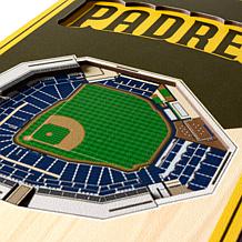 Officially Licensed MLB 6" x 19" 3-D Stadium Banner - San Diego Padres