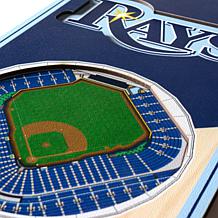 Officially Licensed MLB 6" x 19" 3-D Stadium Banner - Tampa Bay Rays