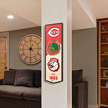 Officially Licensed MLB 6" x 19" 3D Stadium Banner - Cincinnati Reds