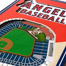 Officially Licensed MLB 6" x 19" 3D Stadium Banner- Los Angeles Angels
