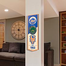 Officially Licensed MLB 6" x 19" 3D Stadium Banner - New York Mets