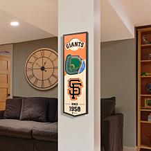 Officially Licensed MLB 6x19" 3D Stadium Banner - San Francisco Giants