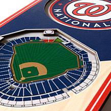 Officially Licensed MLB 6x19" 3D Stadium Banner - Washington Nation...