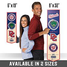 Officially Licensed MLB 6x19" 3D Stadium Banner - Washington Nation...