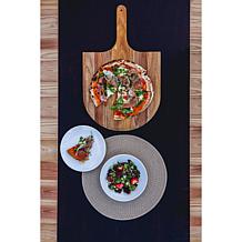 Officially Licensed MLB Acacia Pizza Serving Paddle - Minnesota Twins