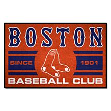 Officially Licensed MLB Boston Red Sox Uniform Mat 19" x 30"