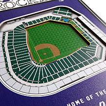 Officially Licensed MLB Colorado Rockies 3D Stadium Banner
