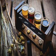 Officially Licensed MLB Craft Beer Flight Sampler - Texas Rangers