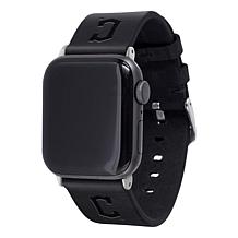 Officially Licensed MLB Guardians Leather Apple Watch Band 42/44mm