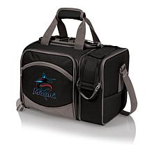 Officially Licensed MLB Malibu Picnic Basket Cooler - Miami