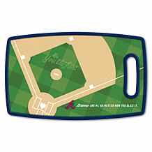 Officially Licensed MLB Retro Series Cutting Board - Atlanta Braves