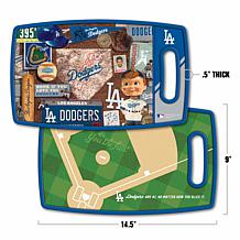 Officially Licensed MLB Retro Series Cutting Board - LA. Dodgers