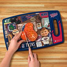Officially Licensed MLB Retro Series Cutting Board - Minnesota Twins