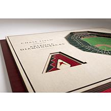 Officially Licensed MLB StadiumView 3D Wall Art - Arizona Diamondbacks