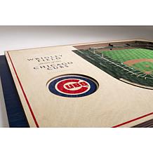 Officially Licensed MLB StadiumView 3D Wall Art - Chicago Cubs