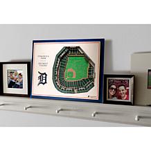Officially Licensed MLB StadiumViews 3D Wall Art - Detroit Tigers