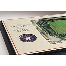 Officially Licensed MLB StadiumViews 3D Wall Art - Houston Astros