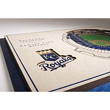 Officially Licensed MLB StadiumViews 3D Wall Art - Kansas City Royals