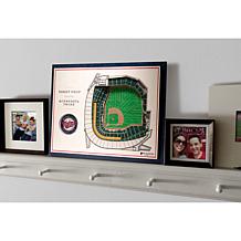 Officially Licensed MLB StadiumViews 3D Wall Art - Minnesota Twins