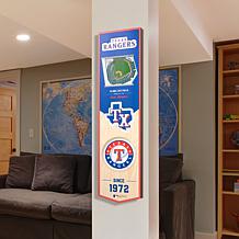 Officially Licensed MLB Texas Rangers 3D Stadium Banner