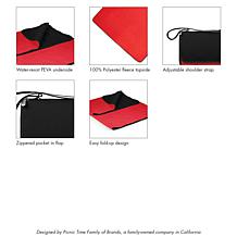 Officially Licensed MLB Tote Outdoor Picnic Blanket - LA Angels