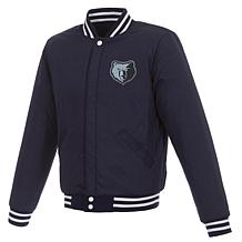 Officially Licensed NBA Grizzlies Unisex Fleece & Faux Leather Jacket