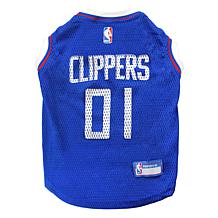 Officially Licensed NBA PetsFirst LA Clippers Basketball Mesh Jersey