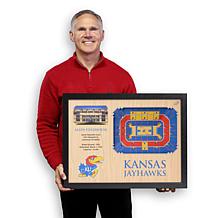 Officially Licensed NCAA 25-Layer 3-D Wall Art - Kansas Jayhawks