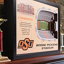 Officially Licensed NCAA 25-Layer Stadium 3D Wall Art - Oklahoma State