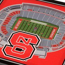 Officially Licensed NCAA 3-D Stadium Views Coaster Set - NC State 