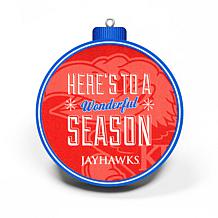 Officially Licensed NCAA 3D StadiumView Ornament 2-pack - Kansas