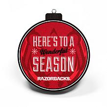 Officially Licensed NCAA 3D StadiumView Ornament 2-pack - Arkansas