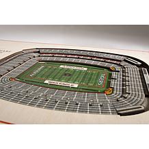 Officially Licensed NCAA  5-Layer StadiumViews 3D Wall Art - Auburn