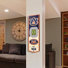 Officially Licensed NCAA 6" x 19" 3D Stadium Banner - Auburn Tigers