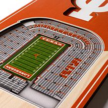 Officially Licensed NCAA 6" x 19" 3D Stadium Banner - Texas Longhorns