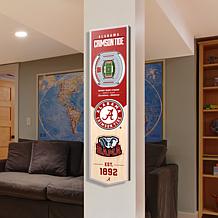 Officially Licensed NCAA Alabama Crimson Tide 3D Stadium Banner