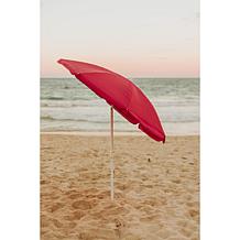Officially Licensed NCAA Arkansas 5.5' Portable Beach Umbrella, Red