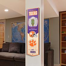 Officially Licensed NCAA Clemson Tigers 3D Stadium Banner