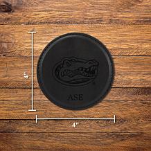 Officially Licensed NCAA Florida Gators Black Personalized Coaster Set