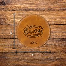 Officially Licensed NCAA Florida Gators Brown Personalized Coaster Set