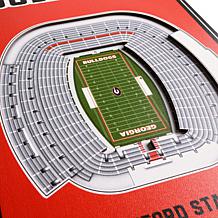 Officially Licensed NCAA Georgia Bulldogs 3D Stadium Banner