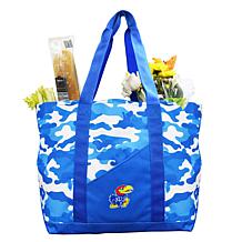 Officially Licensed NCAA Kansas Jayhawks Super-Duty Camo Tote