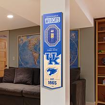 Officially Licensed NCAA Kentucky Wildcats 3D Stadium Banner
