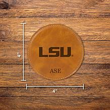 Officially Licensed NCAA LSU Tigers Brown Personalized Coaster Set