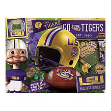 Officially Licensed NCAA LSU Tigers Retro Series 500-Piece Puzzle