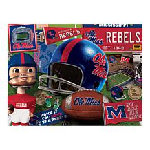 Officially Licensed NCAA Mississippi Rebels Retro 500-Piece Puzzle